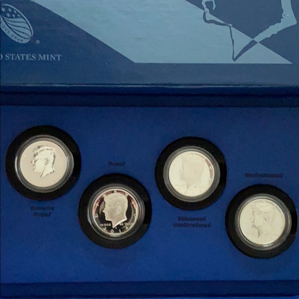 50th Anniversary Kennedy 1/2 dollar coin collect’n